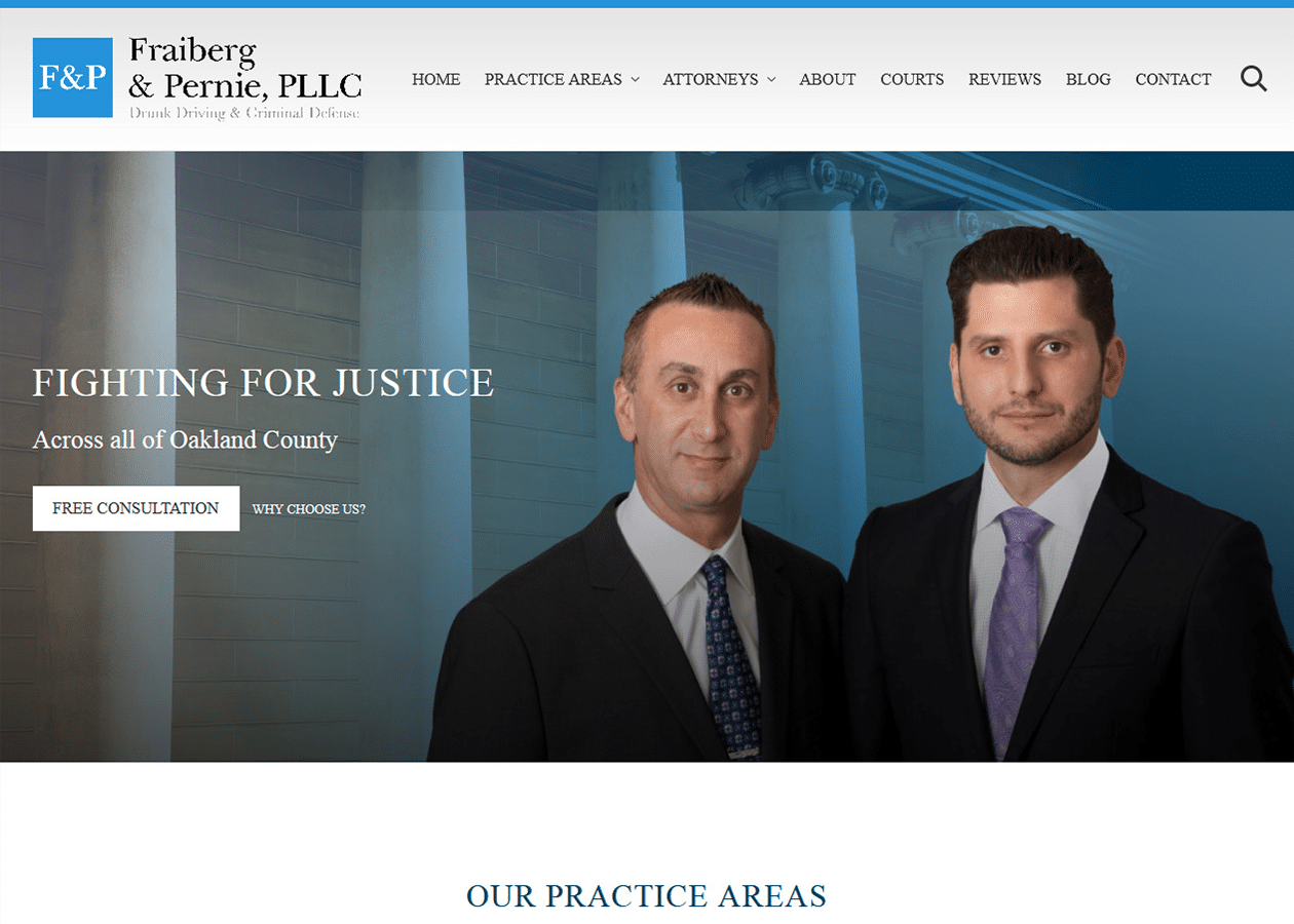 Fraiberg & Pernie, PLLC Launches New Website